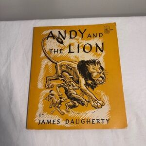 Rare Copy of Andy and the Lion in Paperback published  1966 Condition See Photos